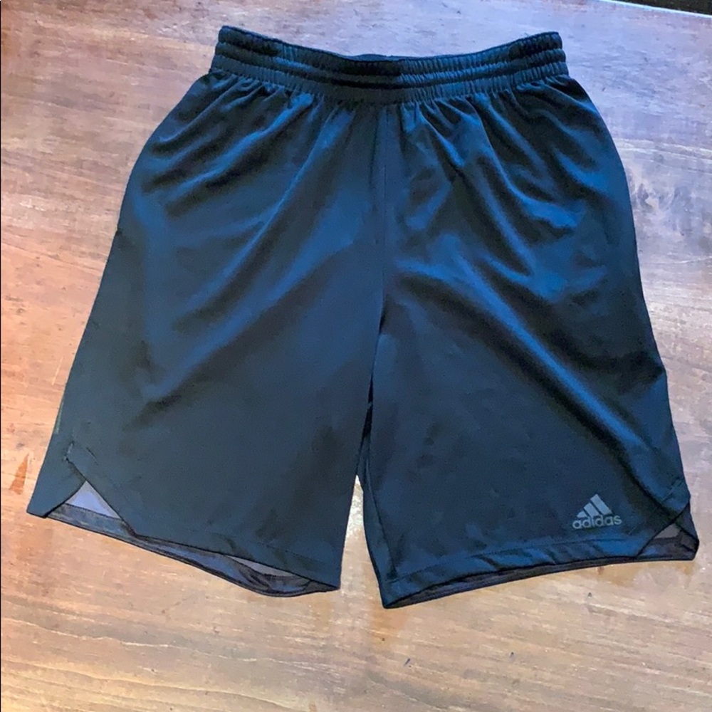 Adidas men’s black training shorts. Small.